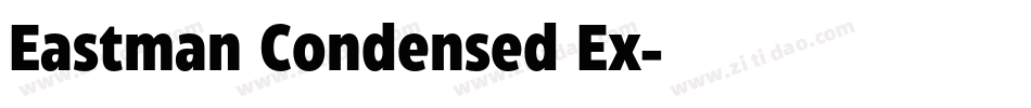 Eastman Condensed Ex字体转换